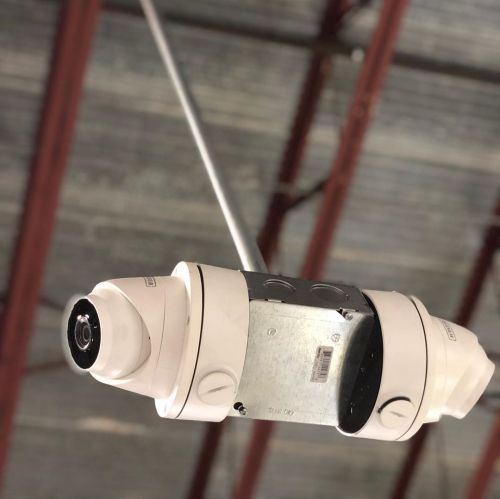 Пример установленного видеонаблюдения на складе